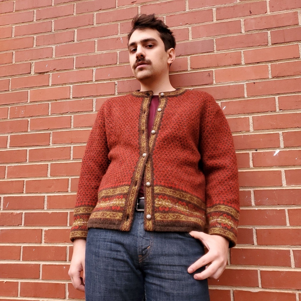 Vintage Nordic Fair Isle Wool Sweater by Frost